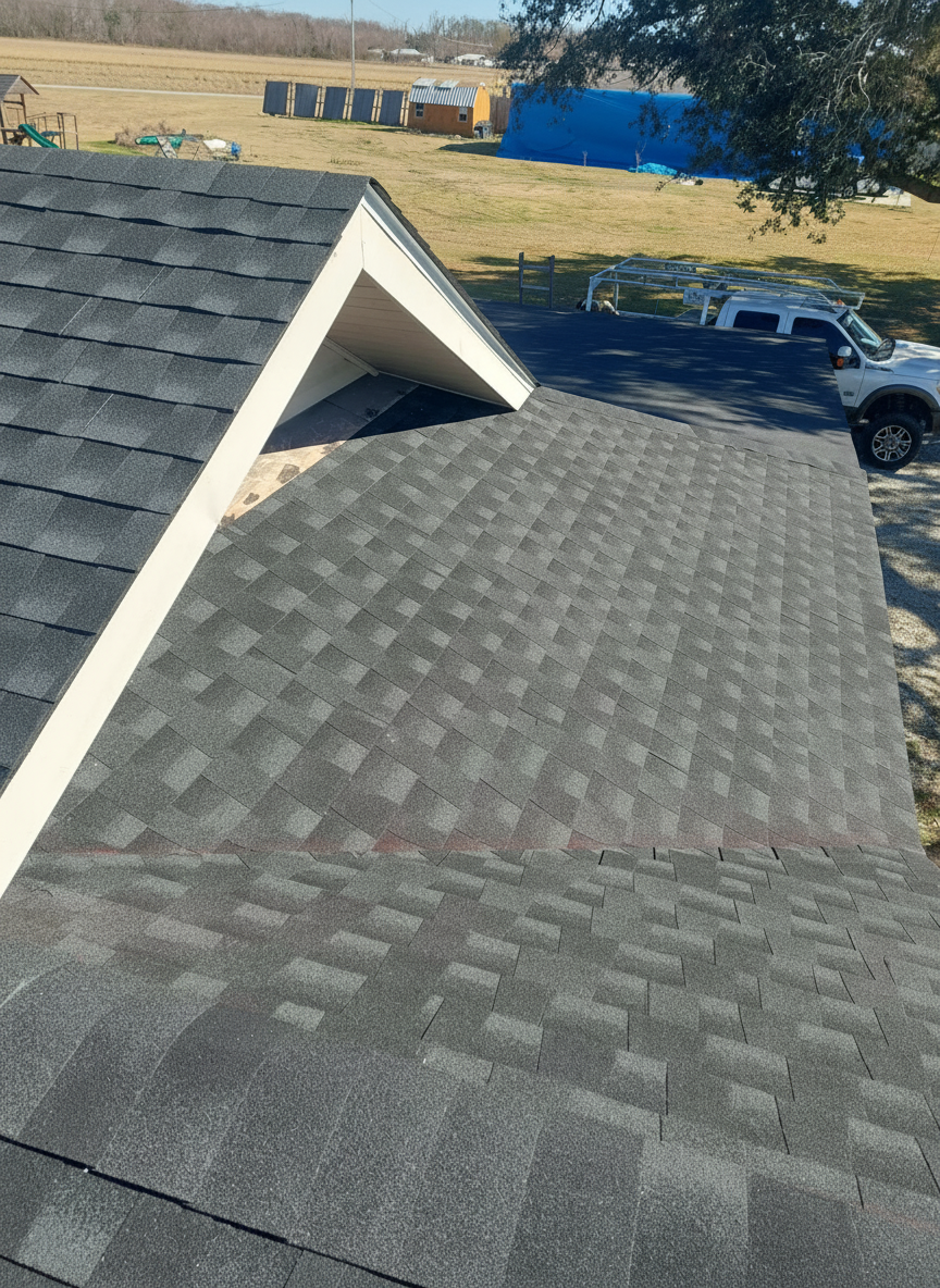 Shingle Roof Replacement Project by Jason Hunt Solutions in Morgan City, LA